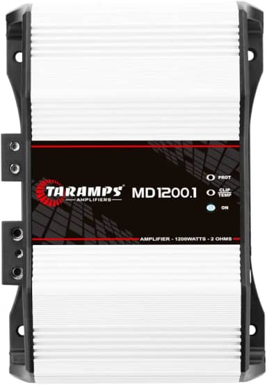 Módulo Taramps MD 1200.1 2 ohms 1200 W RMS Amplificador Som Automotivo