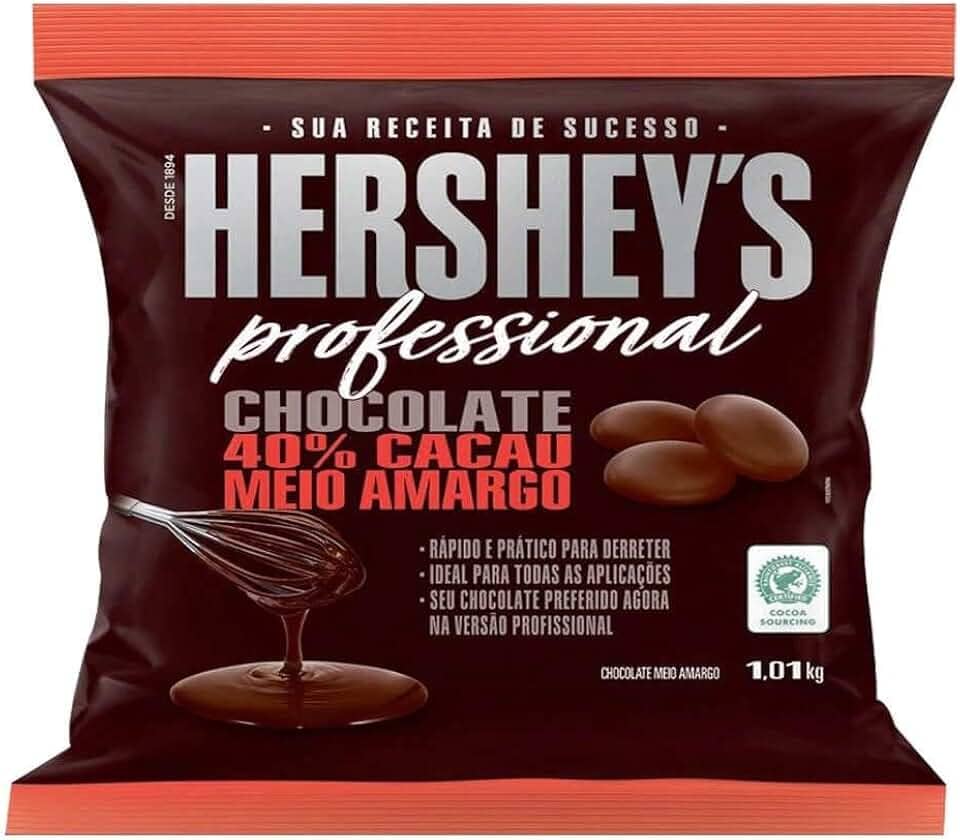 Chocolate Meio Amargo Hershey'S Professional (Formato Moeda) - 1,01Kg