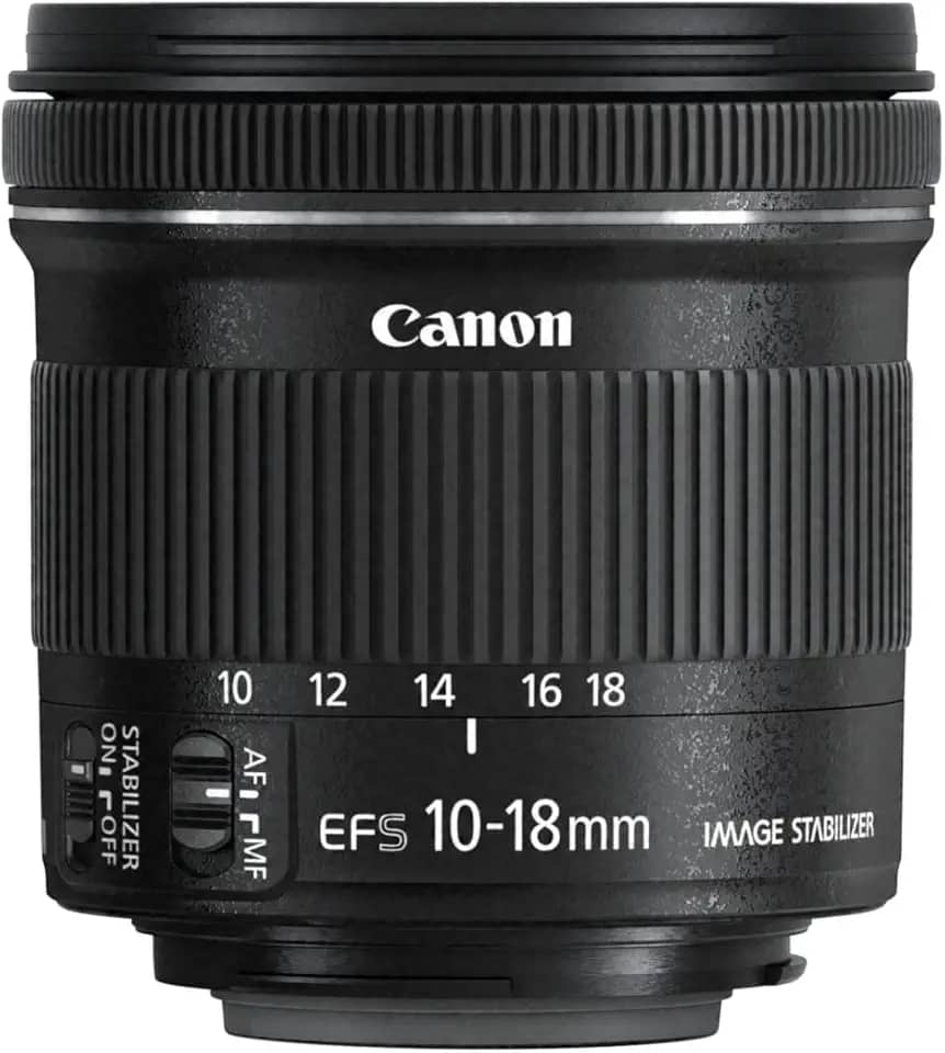 Canon EF-S 10-18 mm é lente STM