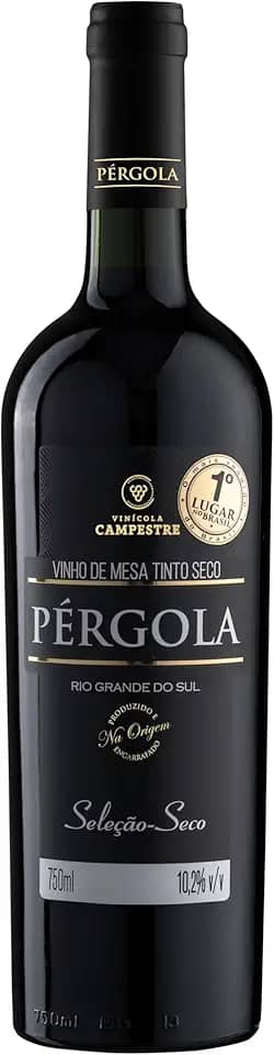 VINHO TINTO SECO SELECAO PERGOLA 750 ML