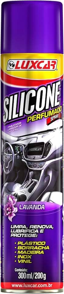 Luxcar Silicone Spray Lavanda 400 ml – Protetor e Lubrificante Perfumado