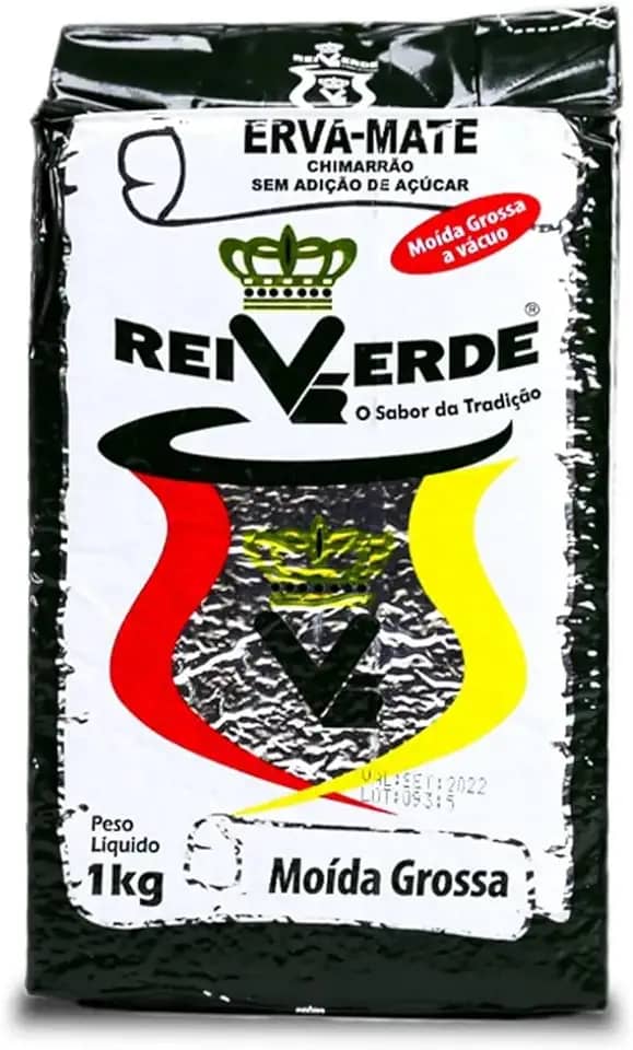 Erva Mate Rei Verde Moída Grossa A Vácuo 1 Kg Chimarrão