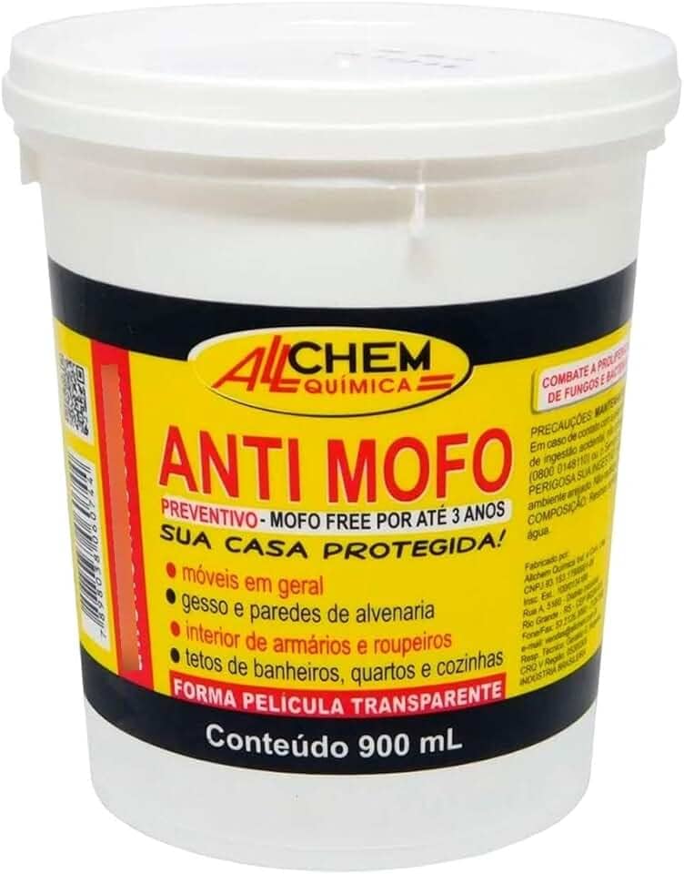 Anti Mofo preventivo para móveis e paredes 900 ml - Allchem