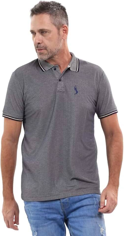 Camisa Polo Masculina Piquet Viscose Dry Leve Confortável