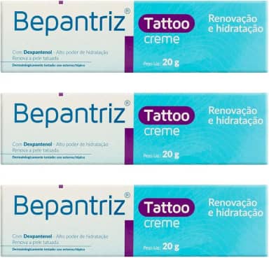 Kit 3 unidades: Bepantriz Tattoo Creme 20g