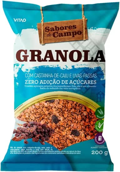 GRANOLA TRAD ZERO S CAMPO 200G