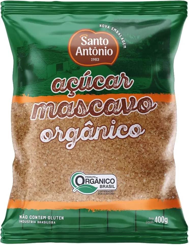 SANTO ANTONIO ALIMENTOS ACUCAR MASCAVO ORGANICO PCT 400G