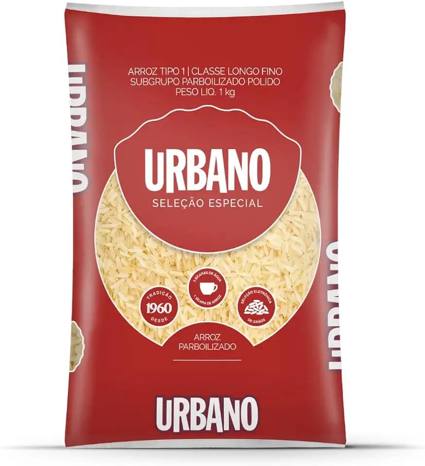 Arroz Parboilizado Urbano 1kg