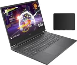 HP Victus Laptop para jogos Full HD de 15,6 polegadas 144Hz | AMD Ryzen 7 7445HS |NVIDIA GeForce RTX 4050|Copilot |Retroiluminado| RAM DDR5 de 16 GB | SSD de 512 GB |Mica Silver |Windows 11 Home |
