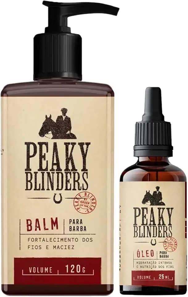 Don Alcides, Kit Balm e Óleo Para Barba Peaky Blinders Don Alcides