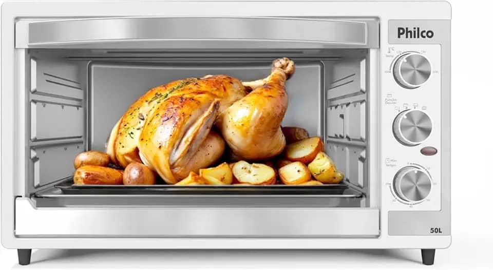 Forno Elétrico 50L Philco PFE52B Dupla resistência 220V