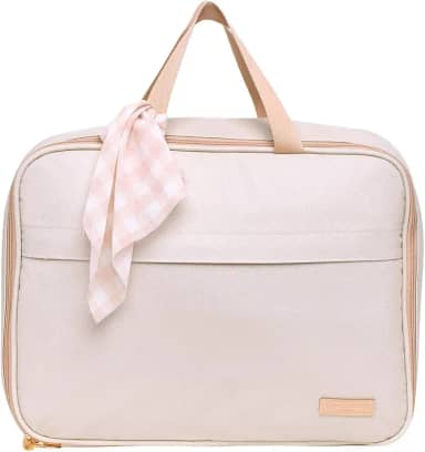 Bolsa Mala Maternidade Pirulitando Encanto Marfim