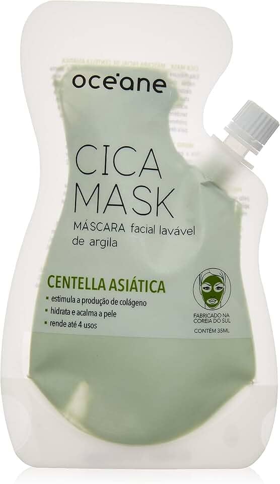 Océane Máscara Facial de Argila com Centella Asiática - Cica Mask 35ml