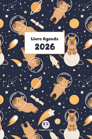 Livro Capivara - Agenda 2026