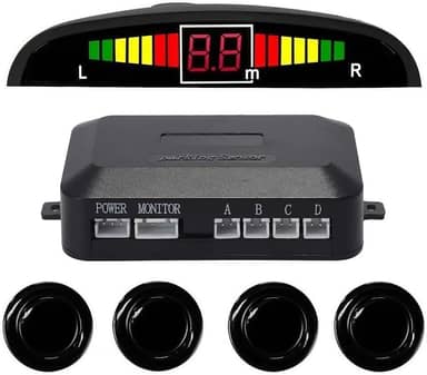 Sensor De Ré Para Carro Kit 4 Sensores 22mm Estacionamento Sensor De Ré Para Carro