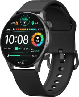 HAYLOU Solar Plus Smartwatch, 1.43 'AMOLED Display Bluetooth Telefone Chamada Relógio Inteligente para Homens e Mulheres, Exibição Sempre Ativa, Bluetooth 5.3