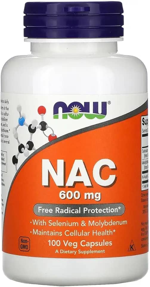 Now Foods, Nac 600 mg, 100 cápsulas