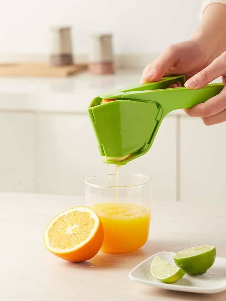 Espremedor manual de limão, espremedor portátil de limão e cítrico, para coquetéis, sucos, verde