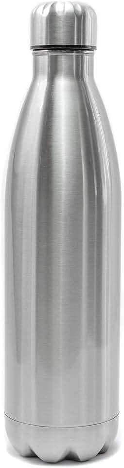 Garrafa Térmica de Inox Parede Dupla Prata 500ml