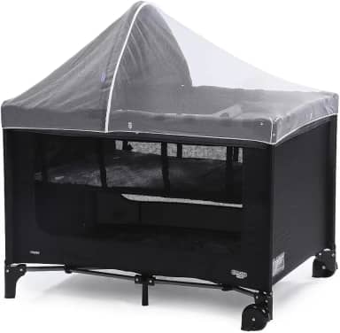 Berço Cosco Kids, Happy, Preto Mescla