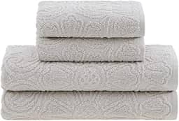 Buddemeyer Jogo de toalhas Florentina Banho Bege 4 peças