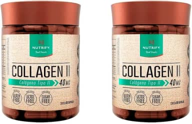 Kit 2X: Collagen II Colágeno Nutrify 60 Cápsulas
