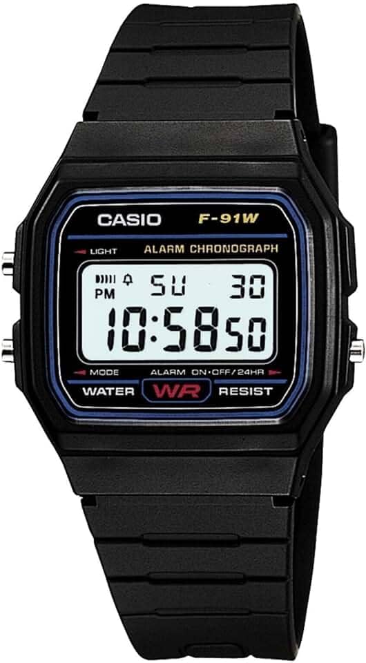 lógio De Pulso Casio Masculino Esportivo Digital F-91W-1DG