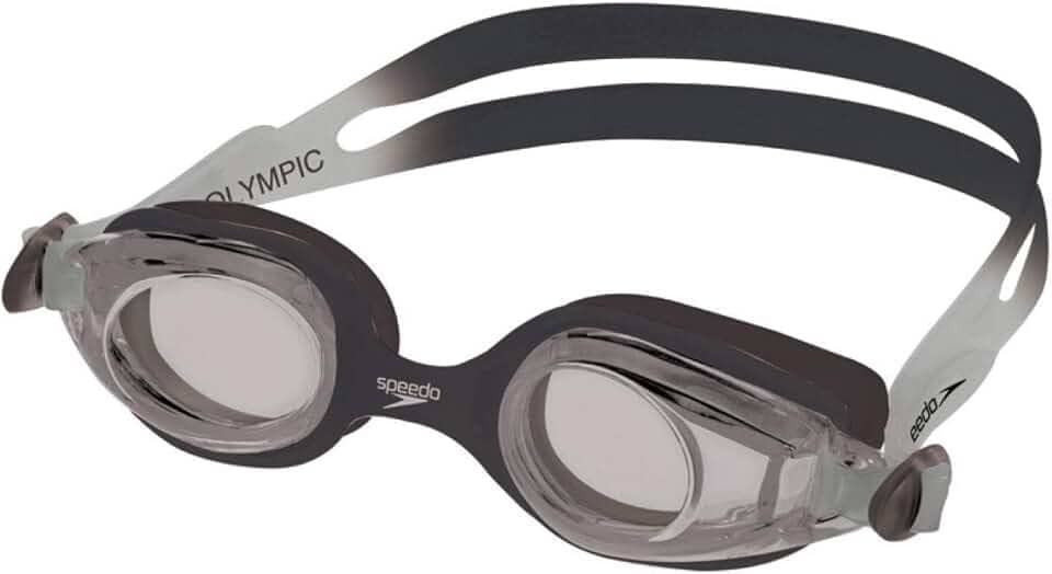 Óculos de Natação Infantil, Speedo, Junior Olympic, SoftFrame Antifog e Proteção UV, Vedação P