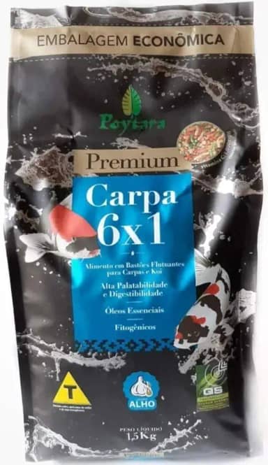 Poytara Ração Potyara Premium Carpa 6X1 1 5Kg