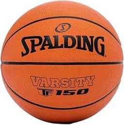 Bola de Basquete Spalding Varsity TF-150 aprovada FIBA, Laranja, Tam. 7