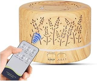 Difusor Aromatizador Ambiente Para Oleo Essencial 700ml - Flores Bmax 9 ( Marrom Claro )