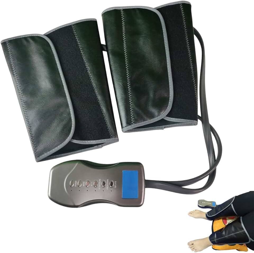 Massageador de Compressao de Ar Perna Panturrilha Alivia Dor Inchaço Tensao Muscular Fisioterapia Fadiga Rigidez Conforto Relaxamento