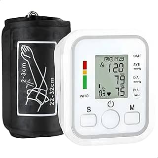 Medidor de Pressão Arterial Digital Automático de Braço com Voz em Português Portátil Detecta Hipertensão e Batimentos Irregulares PREMIUM