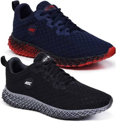 Kit 2 Pares de Tênis Ortopédico Masculino Ascension – Leve, Confortável e Ideal para Caminhada, Academia e Dia a Dia