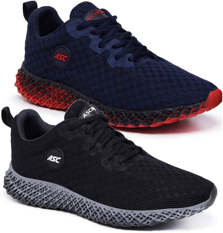 Kit 2 Pares de Tênis Ortopédico Masculino Ascension – Leve, Confortável e Ideal para Caminhada, Academia e Dia a Dia