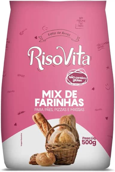 Mix De Farinhas Risovita Sem Glúten E Sem Lactose 500g