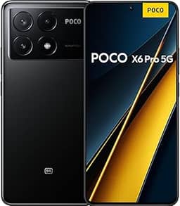 Smartphone Xiaomi POCO X6 Pro 5G 12GB+512GB NFC Dimensity 8300-Ultra 64MP câmera tripla 67W 120Hz AMOLED (Preto)