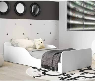 Cama Montessoriana Multimóveis 100% Mdf para colchão 150x70cm Branca
