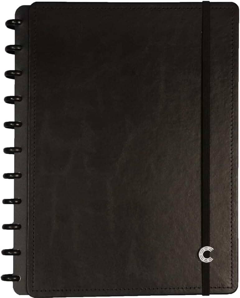 Caderno Inteligente, Grande, Black, 215x280mm, 80 Folhas