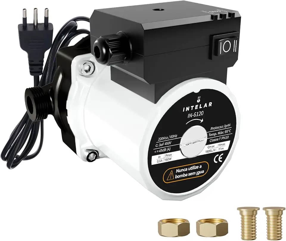 Pressurizadora,120W 11mca Bomba Pressurizador De Água 30L/min Quente E Frio 110V,Pressurizador Caixa Dágua