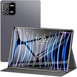 Tablet Pad 6 tela de 10,1 polegadas, 12 GB RAM + 512 GB ROM, 8 MP + 16 MP, tela IPS 1280x800, GPS, 5G，WiFi,Octa-Core， tablet Android 13 (Cinzento)