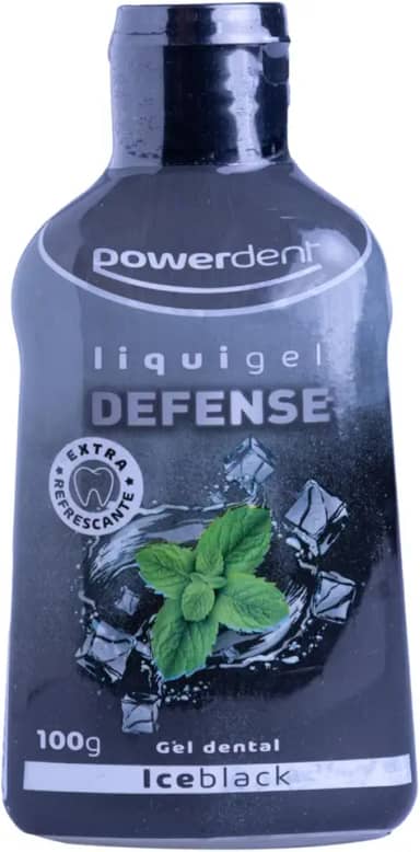 LIQUIGEL POWERDENT DEFENSE ICE BLACK 100G