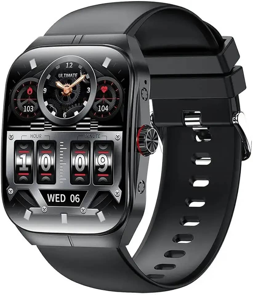 Smartwatch Lefal HK8pro tela AMOLED de 1,95 polegadas original Lefal Cold na Cor PRETO