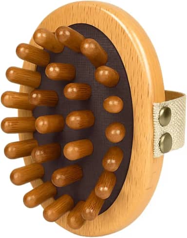 Massageador Corporal de Madeira – Maderoterapia para Redução de Celulite, Drenagem Linfática e Alívio Muscular | Modelador Manual para Barriga e Corpo