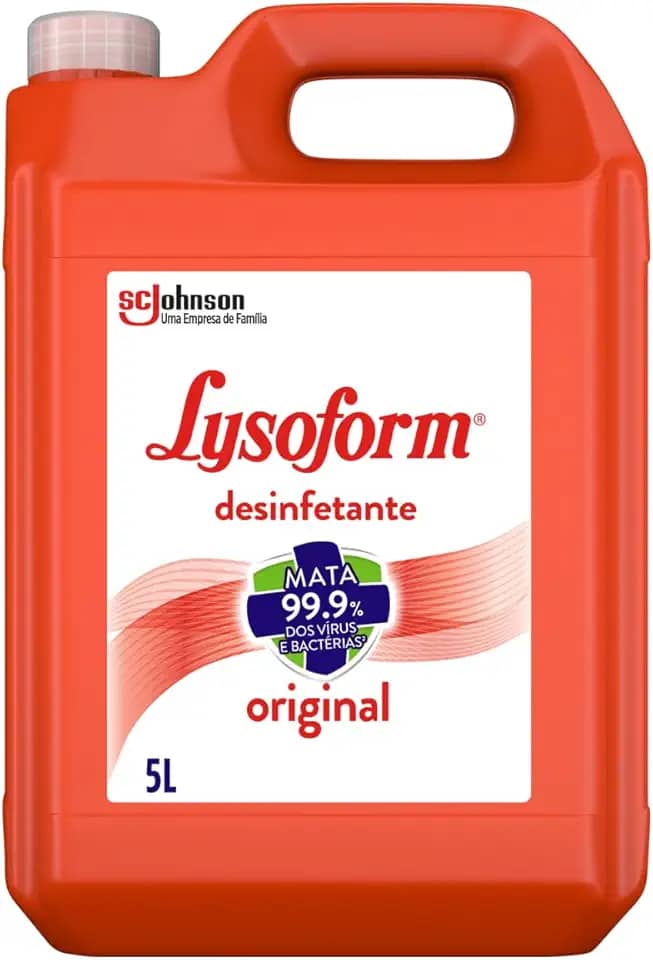 Lysoform Original, Desinfetante Líquido, Limpeza Casa, 5L