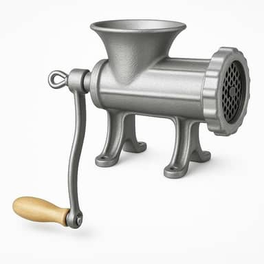 TNT Moedor De Carne Manual de Ferro Fundido Com Acessórios Nº 12 Para Hamburguer