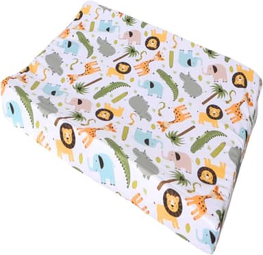 Trocador Anatômico Impermeável Troca Fralda Bebê Menino Menina para Cômoda e Berço (Floresta)