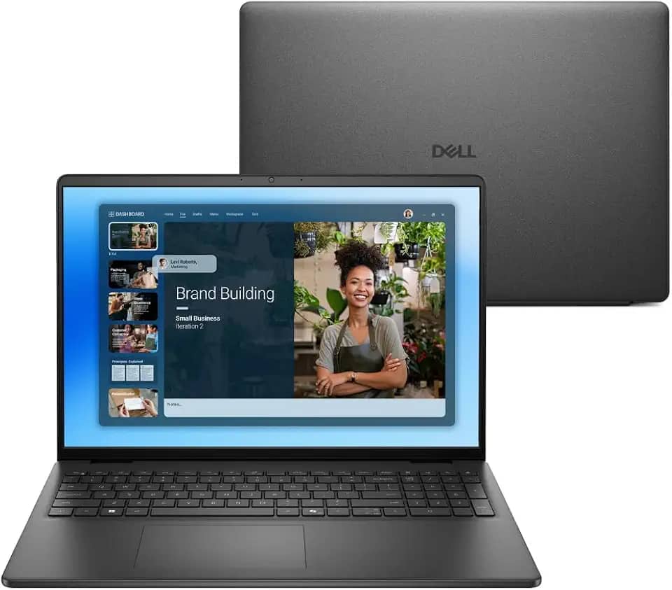 Notebook Dell 16" FHD+ Intel® Core™ 5 120U 8GB 512GB SSD Windows 11 Preto DC16-C5120U-M10