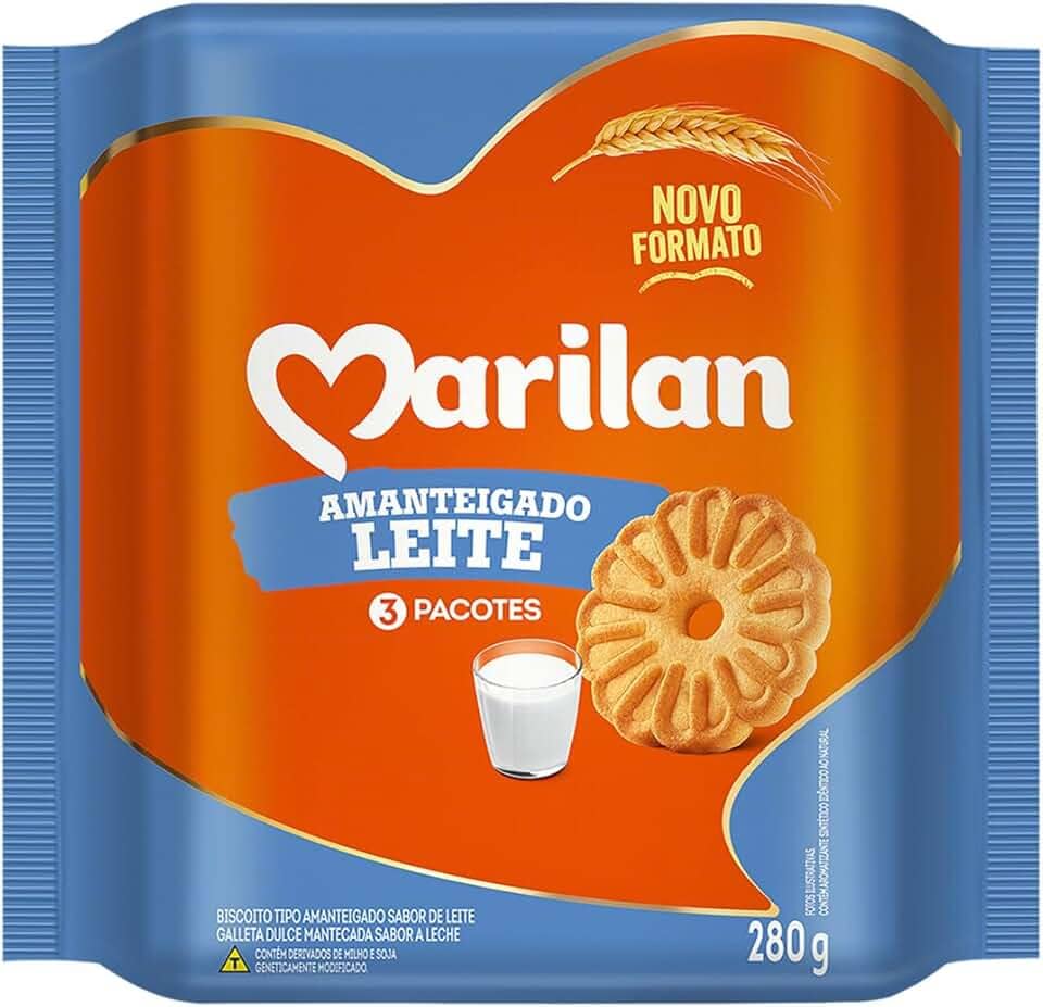 Biscoito Marilan Amanteigado Leite 280g