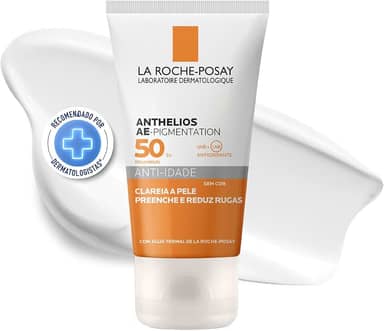 La Roche-Posay, Protetor Solar Anti-Idade com Ácido Hialurônico, Sem Cor, Textura Gel Creme, FPS50, 50g